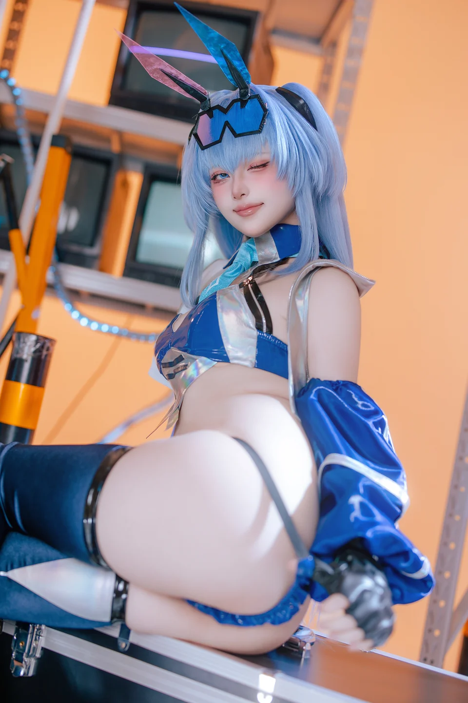 屿鱼 - No.082 碧蓝航线 花园赛车服 [82P-792MB] tg@simisebaisi 【丝足阁】018.webp